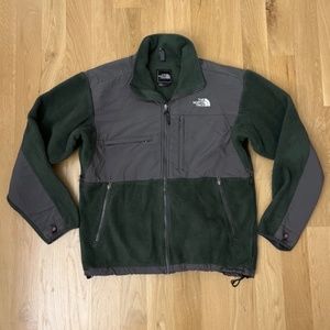 Men's The North Face Zip Up Fleece Jacket, Hunter Green, Medium